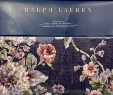 Ralph Lauren Elyse KING Duvet Cover Eggplant New