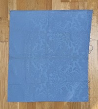 Blue Jacquard A Sanderson Floral Fabric W 140cm L  60cm Vintage Offcut Remnant