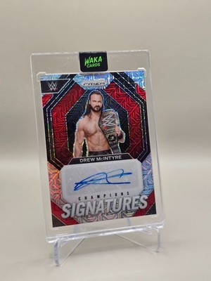 Drew McIntyre | Champions Signatures | Mojo Prizm /25 | WWE 2024 Panini Prizm