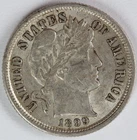 VF+ 1899 Barber Dime