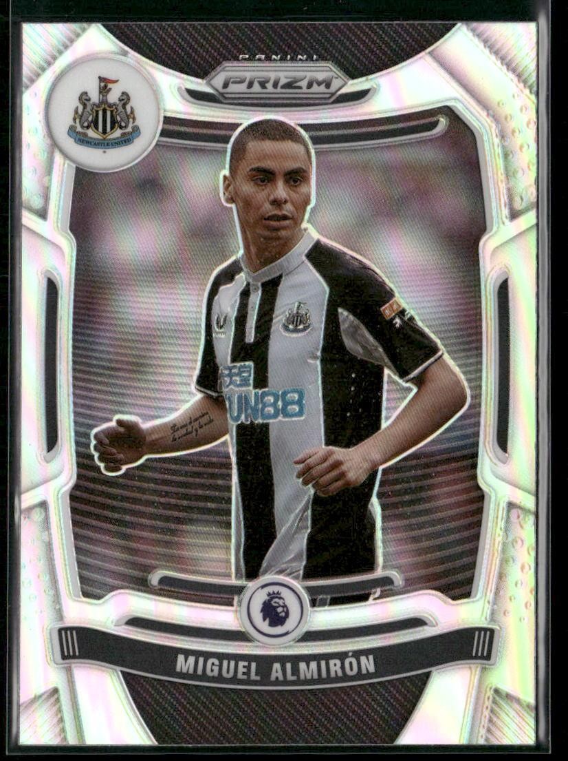 2021-22 Panini Prizm Premier League #42 Miguel Almiron Prizms Silver