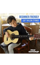 30” Classical Acoustic 6 String Linden Traditional Style Guitar W/Wood Fretboard