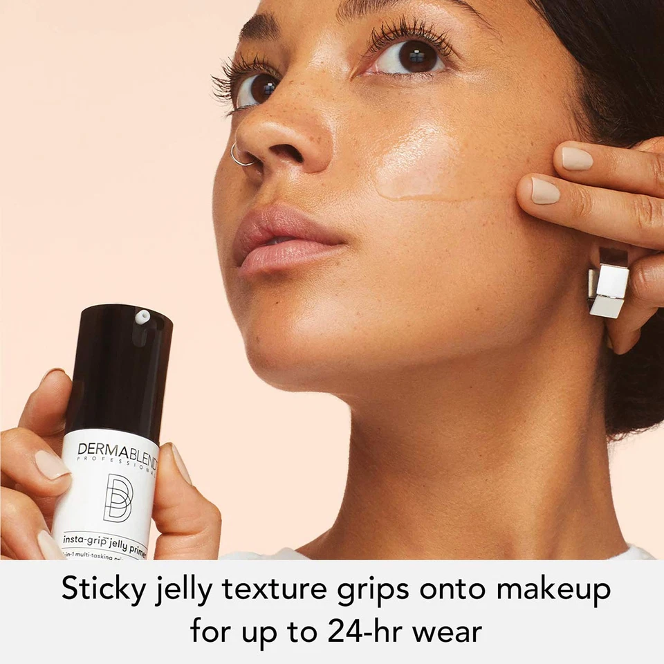Insta-Grip Jelly Primer Face Makeup, Silicone-Free Face Primer for Dry Skin, ... - Image 3 of 4