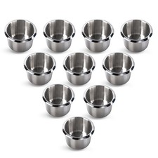 Gse Stainless Steel Drop-in Cup Holder For Casino Poker Tables Rv Boat Etc Gse Stainless Steel Drop-in Cup Holder For Casino Poker Tables Rv Boat Etc