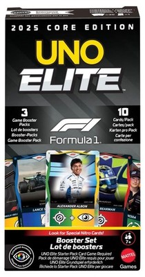 UNO Elite Formel 1 2025 Core Edition Booster Set von Mattel
