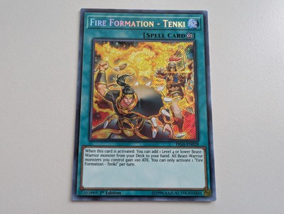 Yugioh FIGA-EN028 Fire Formation Tenki Secret Rare Englisch American Print Ami