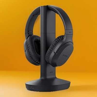  Sony Wireless Headphones Great for TV Watching with Transmitter Dock