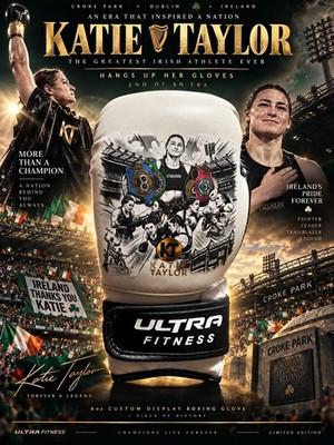 Katie Taylor Croke Park Themed Custom 6oz Display/Autogramm Boxhandschuh
