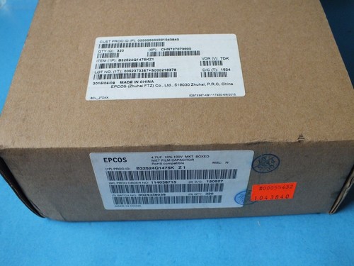 20 pcs of EPCOS B32524Q1475K Z1 Film Capacitors 4.7uF 100V 10% (4U7 K 100 F5) - Picture 9 of 12