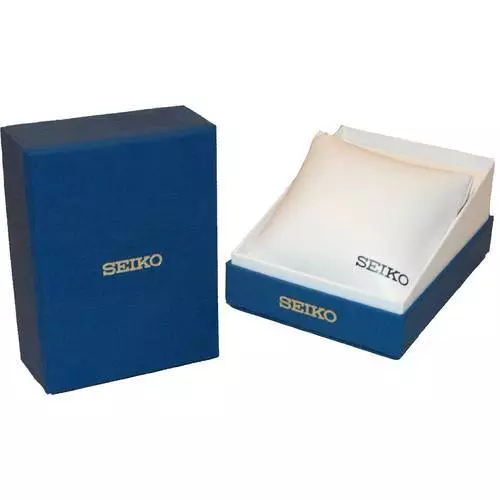 Seiko SKA581 Kinetic Blue Dial Date Stainless Steel Silver Tone