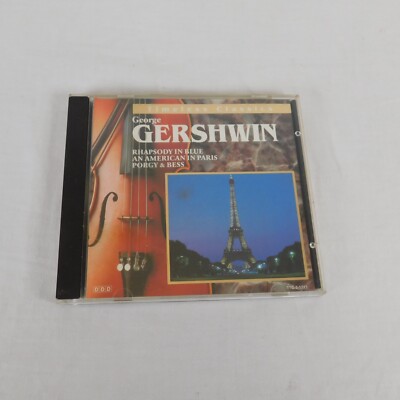 Timeless Classics George Gershwin CD 1989 Instrumental IMPORT Rhapsody in Blue