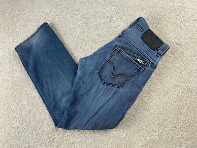 Vintage Levi s 514 Jeans Mens 29x30 Back Zip Pocket Y2K Straight Leg Portugal