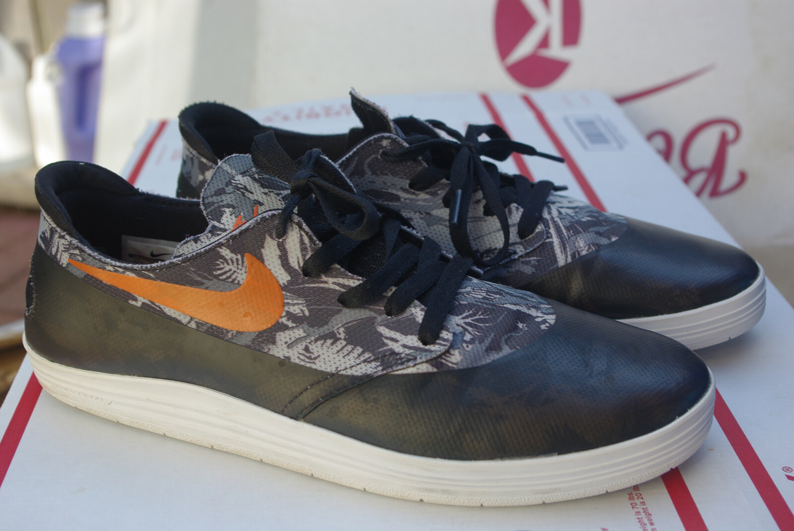 destroyed skate shoes