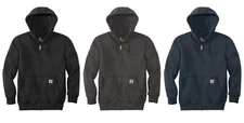 Carhartt Men's Rain Defender Paxton Heavyweight Hooded Full Zip Sweatshirt NWT