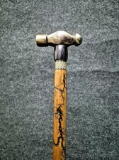 Axe Head Handle Wooden Walking Stick Cane Victorian Handcrafted gifts