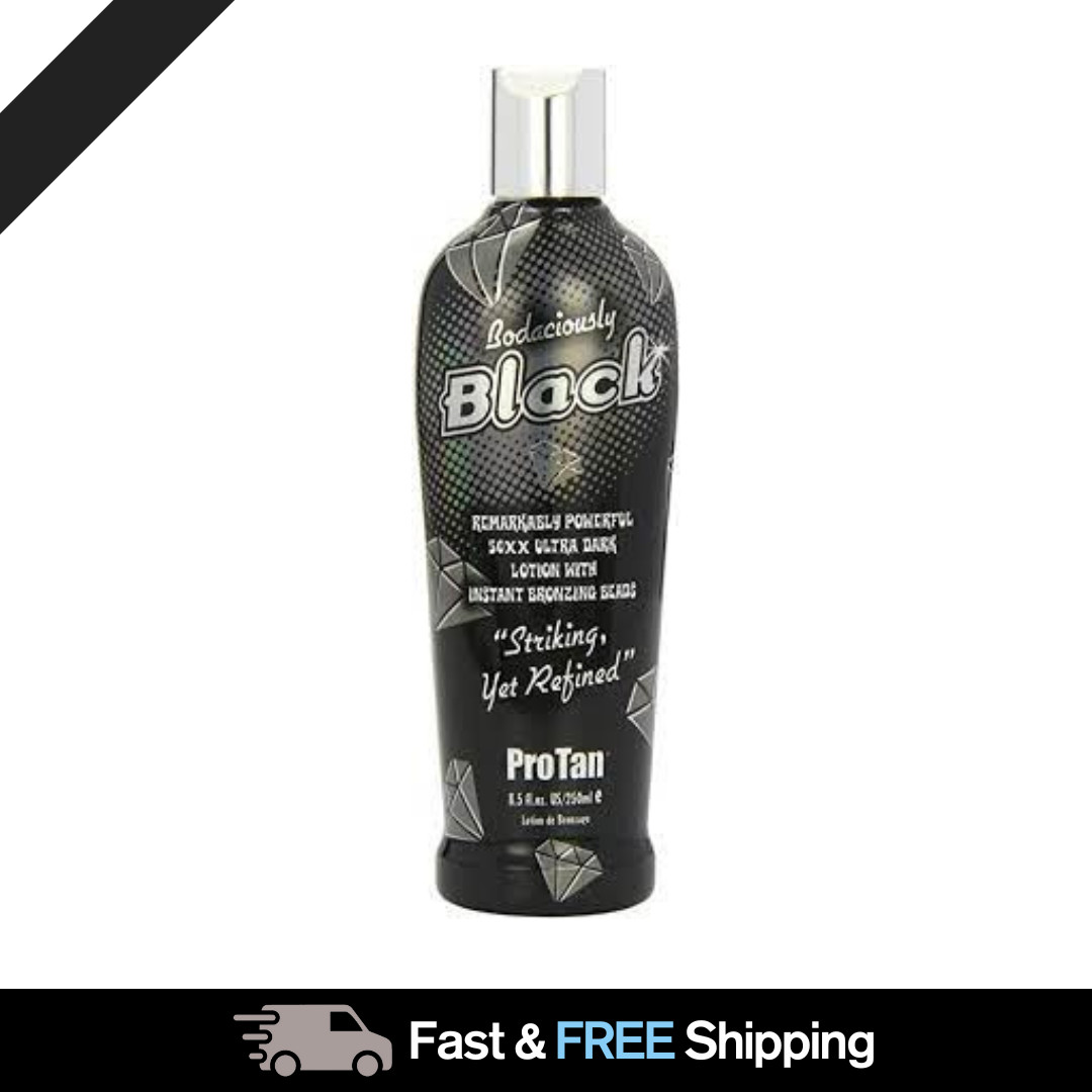 Pro Tan BODACIOUSLY Black 250ml Dark TANNING Sunbed Cream Lotion BRONZER *NEW*