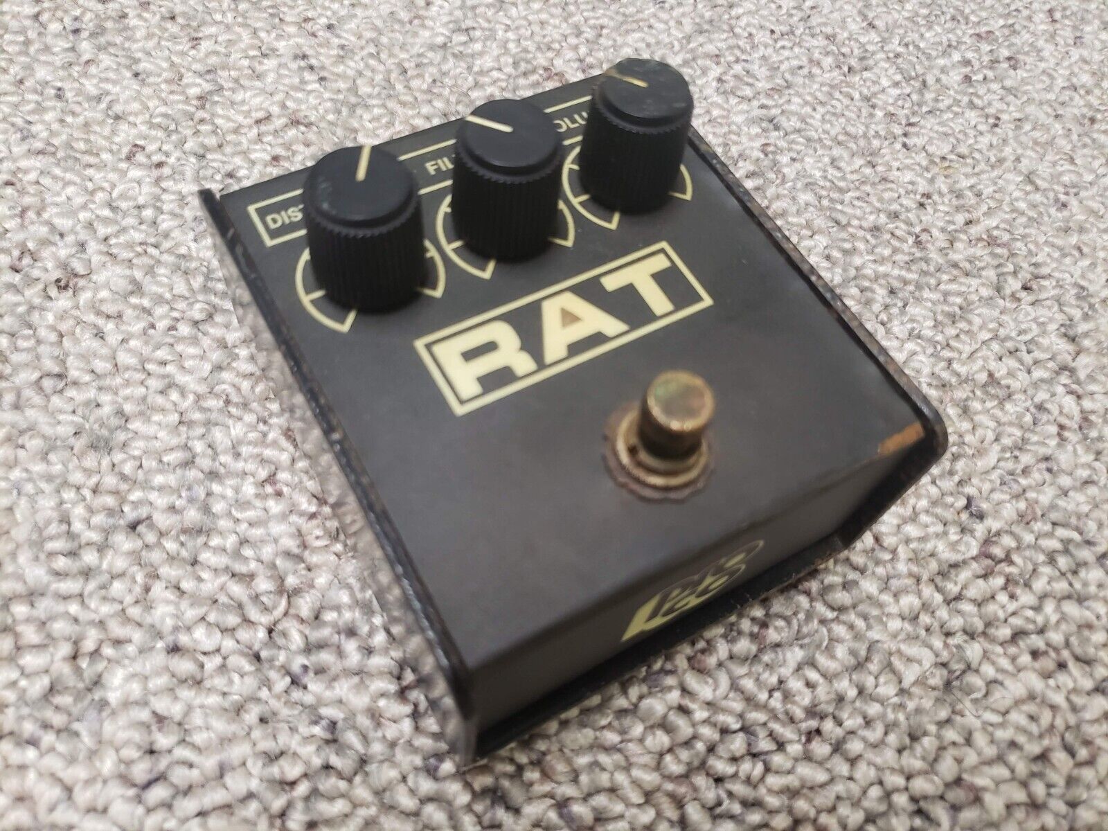 Vintage 94 ProCo The Rat 2 Flat Box Distortion Guitar Effect Pedal LM308N  Bass