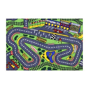 childrens rug car track