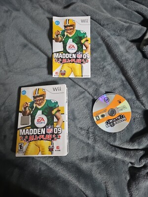 EA Sports Madden NFL 09 All Play Wii Video Game Nintendo Multiplayer ...
