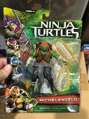 2014 Teenage Mutant Ninja Turtles Michelangelo Action Figure TMNT New in Package