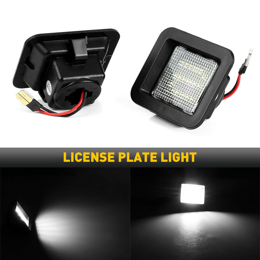 For Ford White F-150 2015-2021 6000K License Plate LED Light Car Accessories