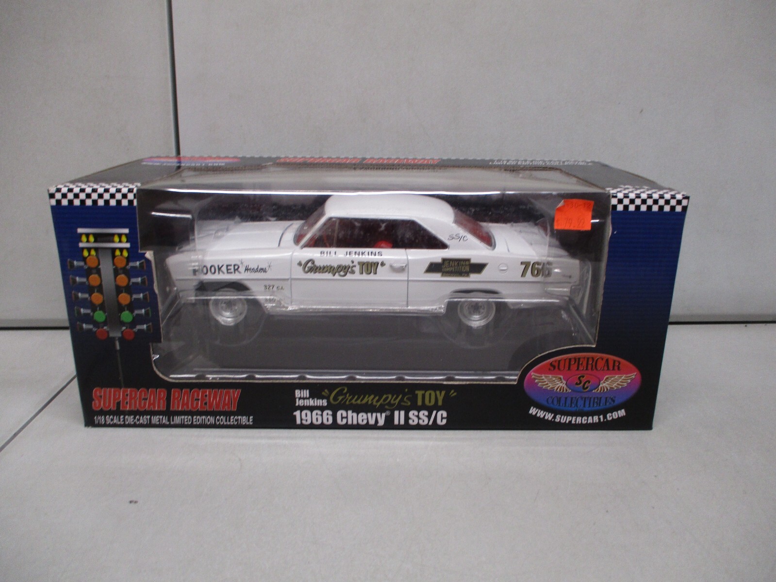 Supercar Collectibles Bill Jenkins Grumpy's Toy 1966 Chevy II SS/C 1/18