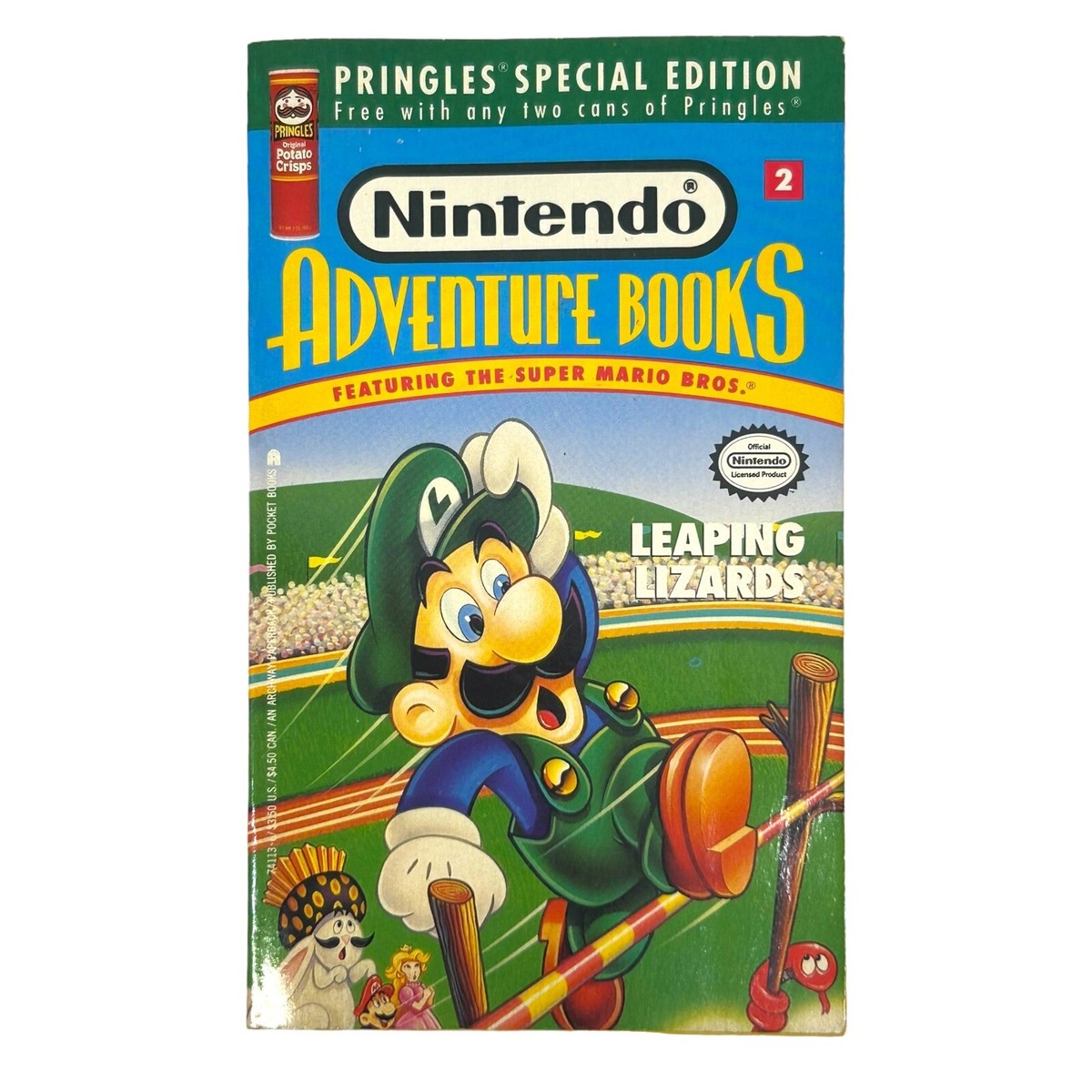 Super Mario #2 Leaping Lizards Pringles Special Edition Nintendo