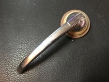 Chevrolet GM DOOR HANDLE interior 1939 1938 1937 1936 Buick Olds Escutcheon Sq