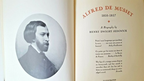 'Henry Dwight Sedgwick' by Alfred de Musset 1st Edition & Printing HC Book-1931 - Picture 6 of 6