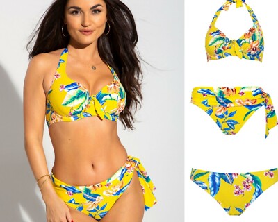 Pour Moi Heatwave Malibu Bügel Top, Bikini Slip oder Falten Slip
