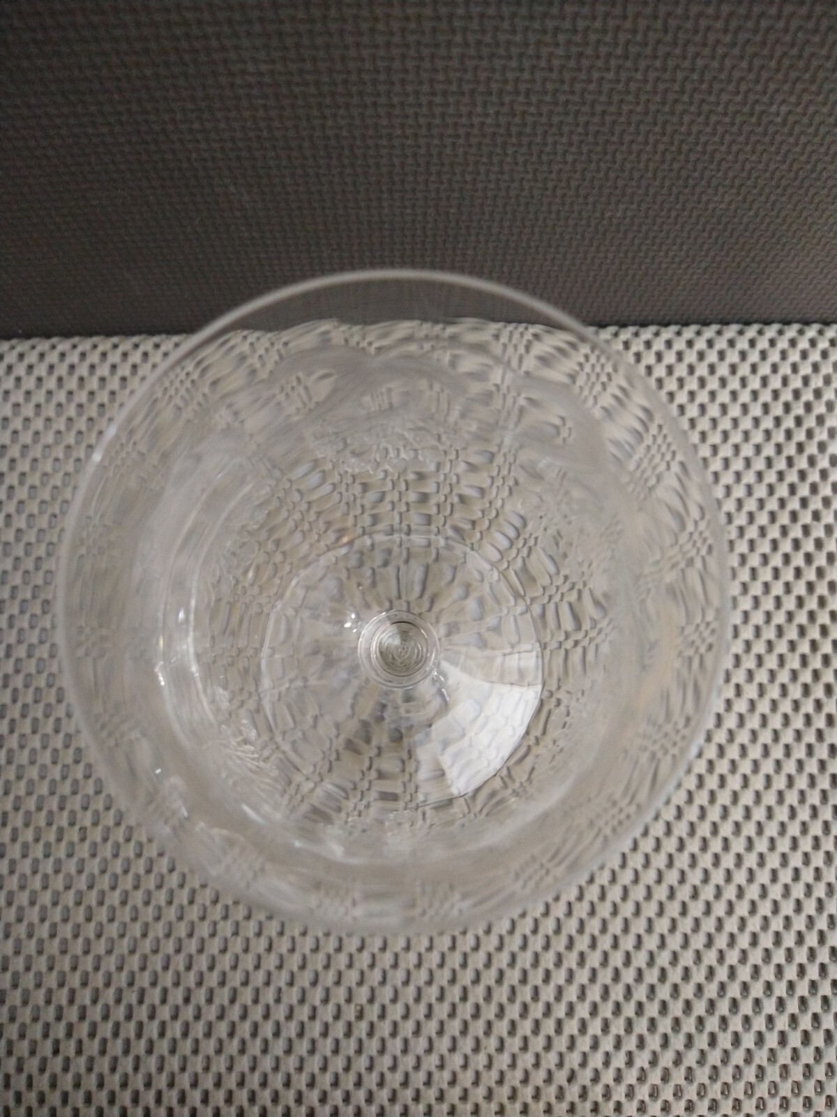 Set of 5 Vintage Etched Crystal Wine Glasses eBay