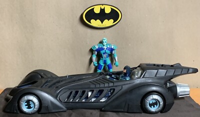 ミニカー 1995 BATMAN FOREVER BATMOBILE W/BATMAN Batman Batmobile, 1995 Batman Forever, Jada, Diecast Model