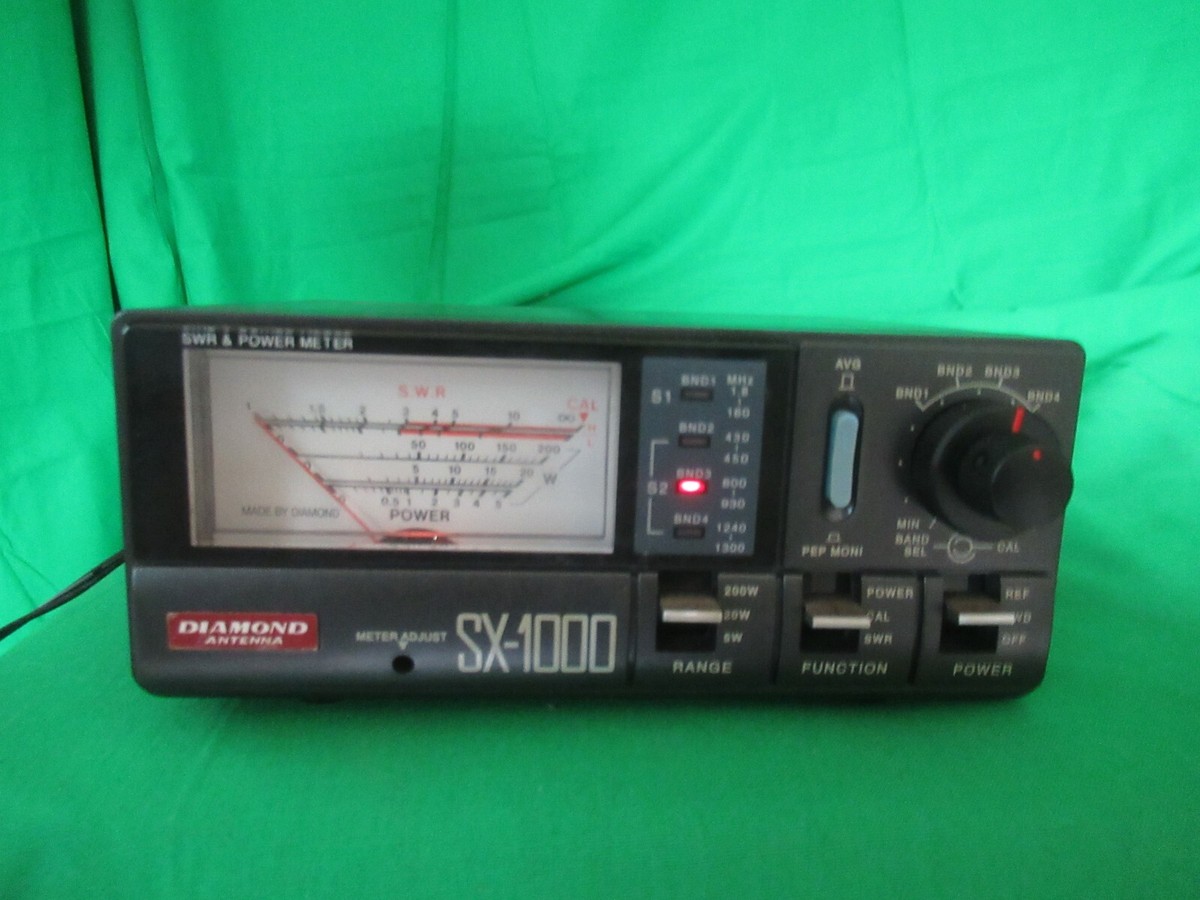 アンテナ DIAMOND ANTENNA SX-100 第一電波工業 1.6〜60MHz 通過形SWR・パワー計 SX100（SX-100