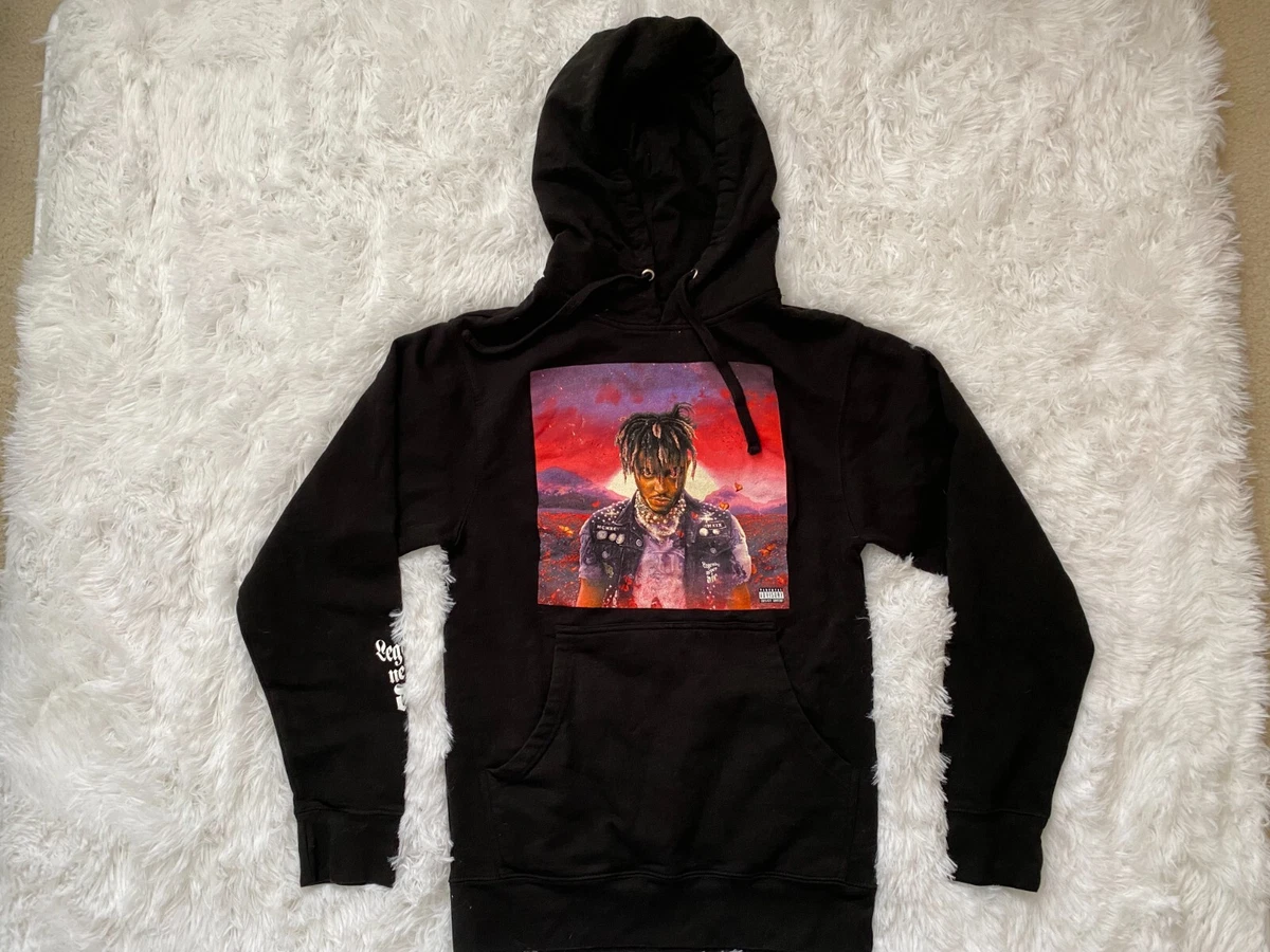Juice Wrld Legends Never Die 999 Album Cover Portrait Hoodie Black