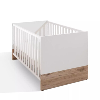 Paidi Babybett Remo, 70x140, inklusive Umbauseiten, Lattenrost und Matratze