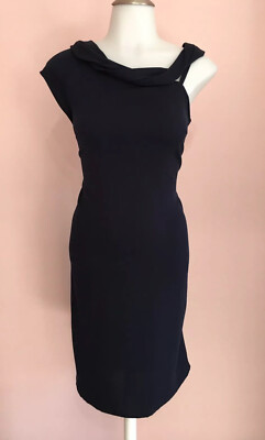 dusty blue bridesmaid dresses short Blue GG Lamé Dress With Detachable Collar main image 0