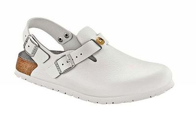 Birkenstock Tokio Tokyo Leather Work Shoes Clogs Super Grip unisex