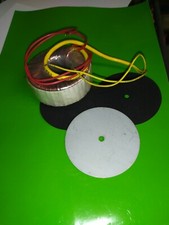 Transformateur torique 12 volts 30VA primaire 220v   épais. 32mm diam ext.71 mm 