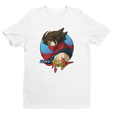 Strider Hiryu Face Premium Unisex T-shirt | Classic Arcade Game | Gamer Gifts