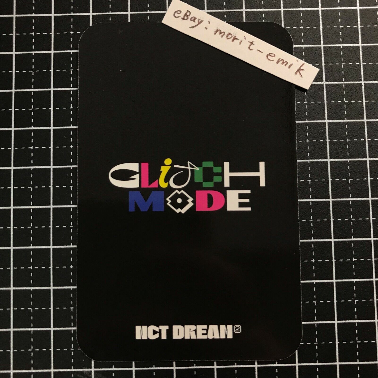 JISUNG NCT DREAM Deluxe Box Glitch Mode SM global Shop SGS official photo  card