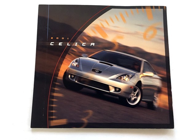 2001 Toyota Celica GT and GT-S 22-page Original Car Sales Brochure