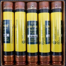 Cooper Bussmann LPS-RK-60SP 60A 600VAC Class RK1 Fuse - Lot of 6