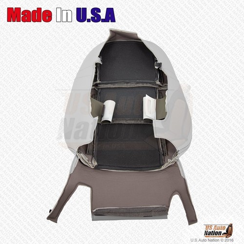 2015 2016 2017 For Lexus GS350 F-Sport Passenger Bottom & Top Leather Cover Gray - Picture 3 of 5