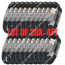 1/20X Bulk Lot Type C Charger Cable USB C Fast Charging Cord For Samsung Android