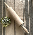Farmhouse Primitive Wood Rolling Pin Food Masher HandCarved Spoons Early 20thC — photo 4