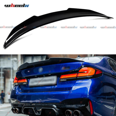 M550i Rear Wing PSM Style Gloss Black Trunk Spoiler For 2017-2023 BMW G30 530i 540i ...