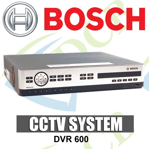 NEW BOSCH 16 CHANNEL DVR 600 SERIES 4TB HDD W/DVD H.264 2 X VGA MOBILE