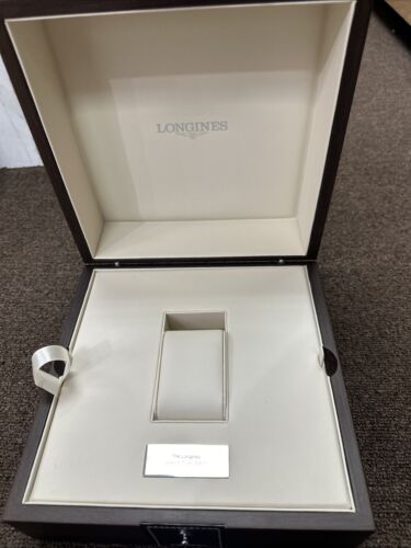 Longines Watch Big Box Case Authentic Longines Travel wooden Case - Picture 2 of 6