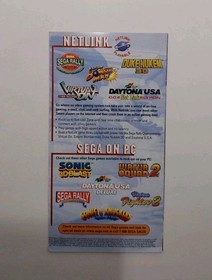 1997 Sega Saturn Video Game Product Catalog - Retail Press Ad Promo Flyer Poster