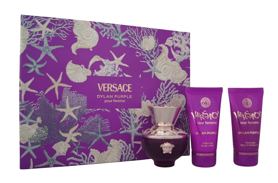 Versace Dylan Purple pour femme Eau de Parfum 50ml + Body Lotion & Shower Gel